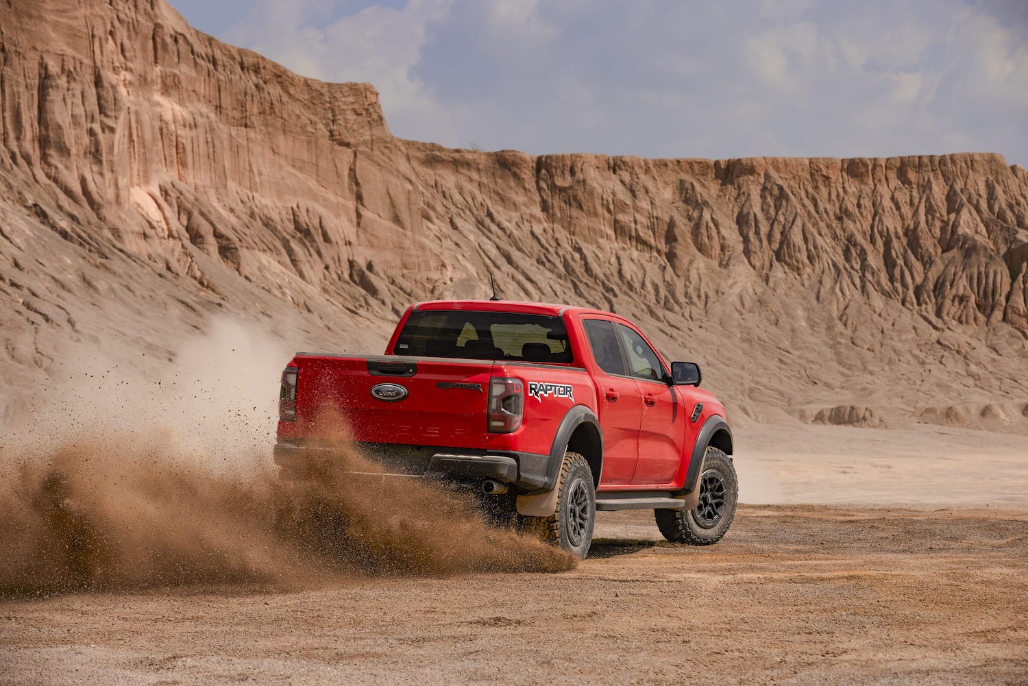 2023 Ford Ranger Raptor Exterior 004 Rear Three Quarters